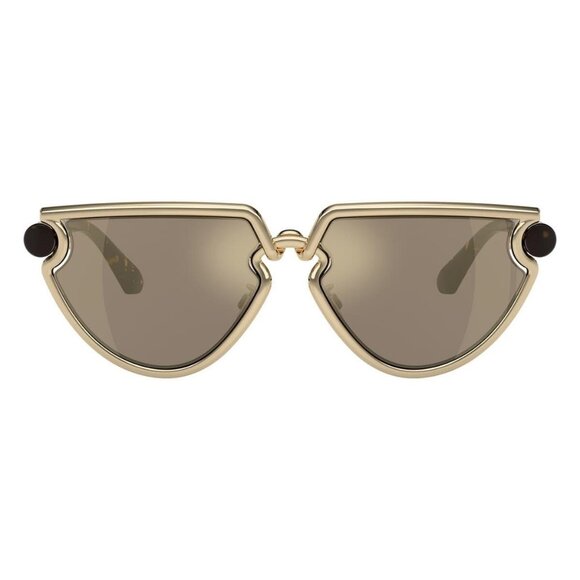 New Authentic BURBERRY Gold Aviator BE3152 1109/5A Sunglasses Women - Picture 2 of 7